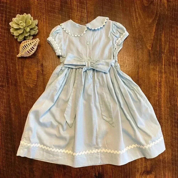 Marmellata | Short Sleeve Winter Smocked Snowman Dress - Picture 2 of 6